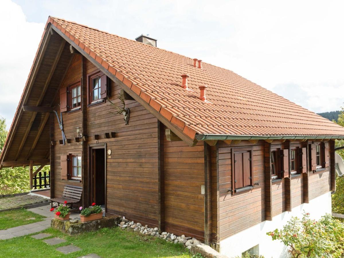 Wooden Holiday Home In Hinterrod With Sauna Einsiedel ภายนอก รูปภาพ
